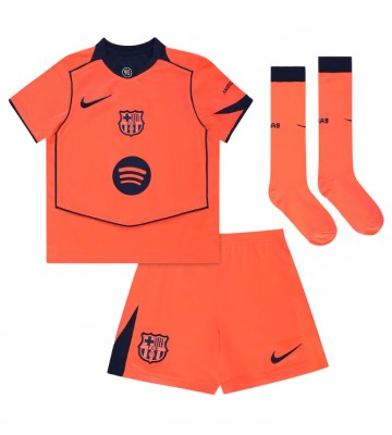 Barcelona Ferran Torres #7 Tredjetrøje Børn 2025-26 Kortærmet (+ Korte bukser)